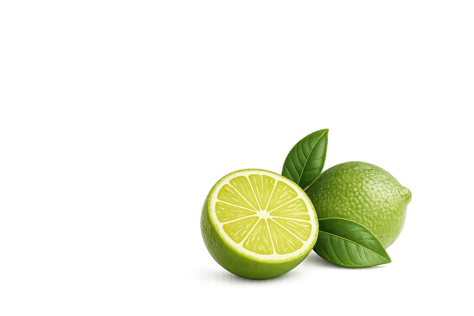 Limette und Zitrone